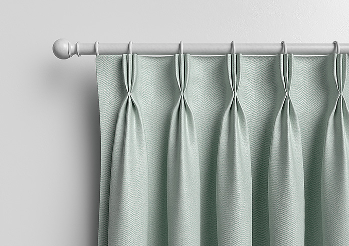 Soft Chevron, Blue Glacier - Made to Measure Curtains - Image 11